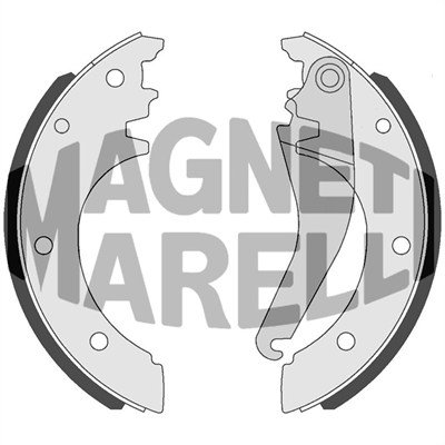 Bremsbacke Hinterachse Magneti Marelli 360219198356 von Magneti Marelli