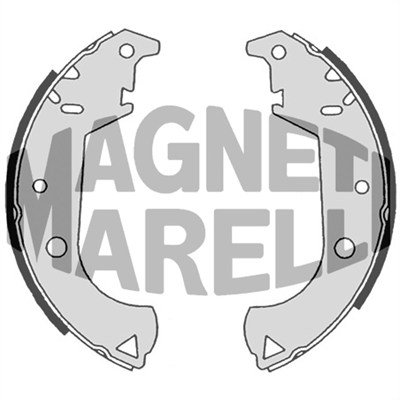 Bremsbacke Hinterachse Magneti Marelli 360219198361 von Magneti Marelli