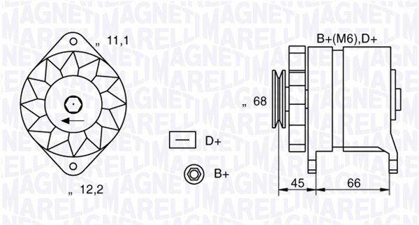 Generator Magneti Marelli 063321112010 von Magneti Marelli