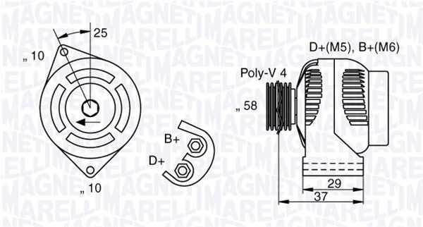 Generator Magneti Marelli 063341658010 Generator Magneti Marelli 063341658010 von Magneti Marelli
