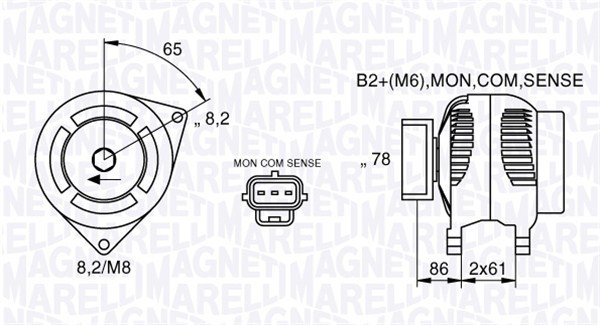 Generator Magneti Marelli 063377412010 von Magneti Marelli
