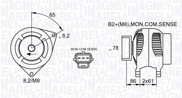 Generator Magneti Marelli 063377412010 Generator Magneti Marelli 063377412010 von Magneti Marelli