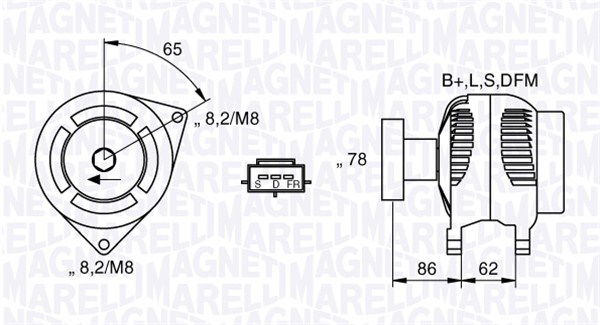 Generator Magneti Marelli 063377414010 von Magneti Marelli