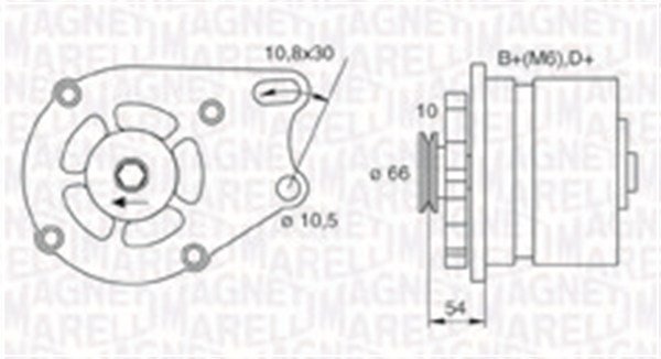 Generator Magneti Marelli 063730893010 von Magneti Marelli