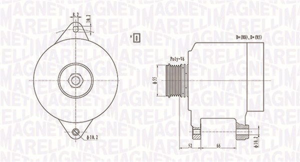 Generator Magneti Marelli 063731157010 Generator Magneti Marelli 063731157010 von Magneti Marelli