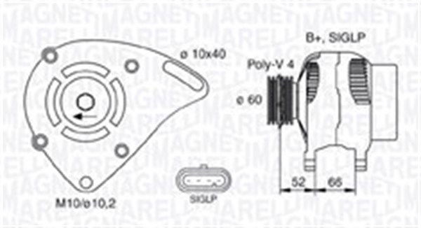 Generator Magneti Marelli 063731253010 Generator Magneti Marelli 063731253010 von Magneti Marelli