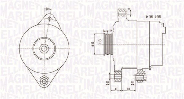 Generator Magneti Marelli 063731258010 Generator Magneti Marelli 063731258010 von Magneti Marelli