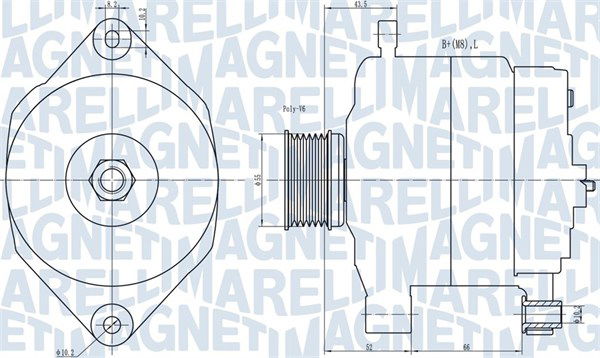 Generator Magneti Marelli 063731343010 von Magneti Marelli