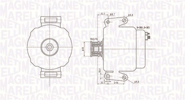 Generator Magneti Marelli 063731481010 Generator Magneti Marelli 063731481010 von Magneti Marelli
