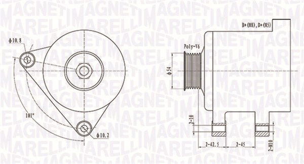 Generator Magneti Marelli 063731509010 von Magneti Marelli