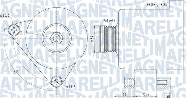 Generator Magneti Marelli 063731559010 Generator Magneti Marelli 063731559010 von Magneti Marelli