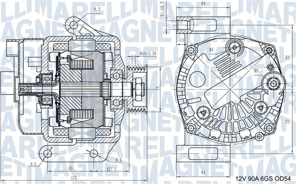 Generator Magneti Marelli 063731562210 Generator Magneti Marelli 063731562210 von Magneti Marelli