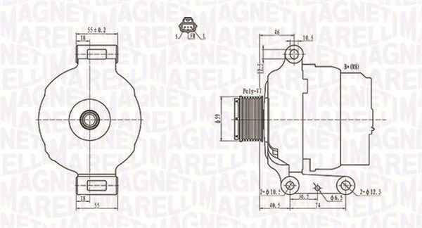 Generator Magneti Marelli 063731639010 Generator Magneti Marelli 063731639010 von Magneti Marelli