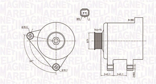 Generator Magneti Marelli 063731674010 von Magneti Marelli