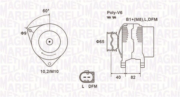 Generator Magneti Marelli 063731746010 Generator Magneti Marelli 063731746010 von Magneti Marelli