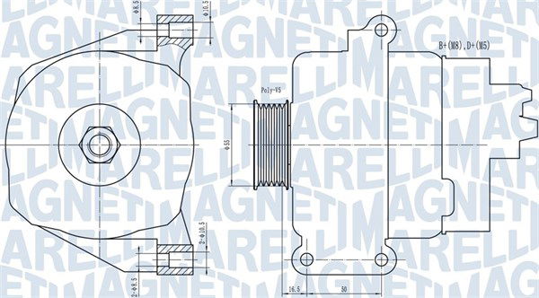 Generator Magneti Marelli 063731766010 Generator Magneti Marelli 063731766010 von Magneti Marelli