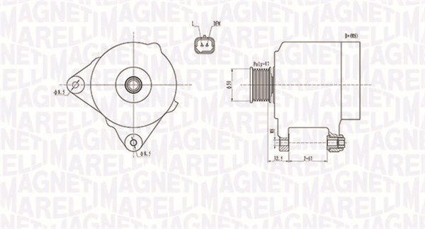 Generator Magneti Marelli 063731768010 Generator Magneti Marelli 063731768010 von Magneti Marelli