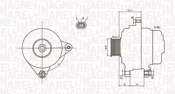 Generator Magneti Marelli 063731792010 Generator Magneti Marelli 063731792010 von Magneti Marelli