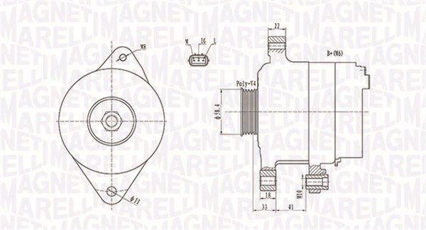Generator Magneti Marelli 063731793010 Generator Magneti Marelli 063731793010 von Magneti Marelli