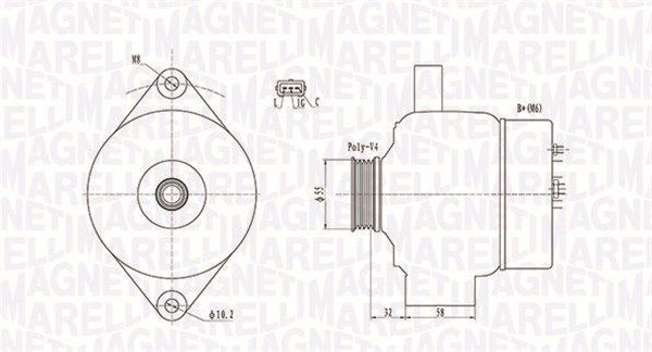 Generator Magneti Marelli 063731803010 Generator Magneti Marelli 063731803010 von Magneti Marelli