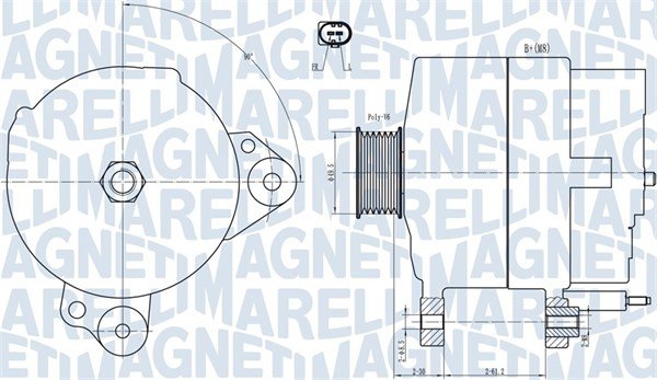 Generator Magneti Marelli 063731817010 von Magneti Marelli