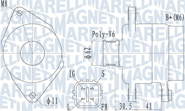 Generator Magneti Marelli 063731930010 Generator Magneti Marelli 063731930010 von Magneti Marelli