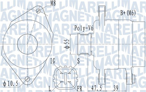 Generator Magneti Marelli 063731942010 von Magneti Marelli