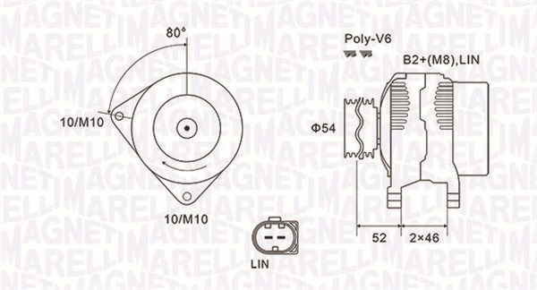 Generator Magneti Marelli 063731970010 Generator Magneti Marelli 063731970010 von Magneti Marelli