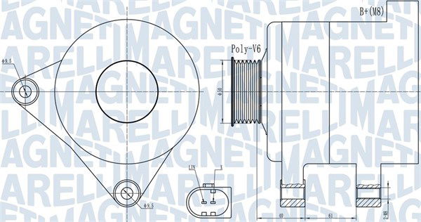 Generator Magneti Marelli 063731986010 Generator Magneti Marelli 063731986010 von Magneti Marelli