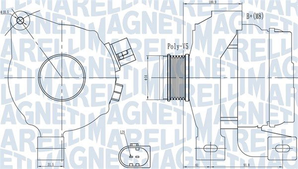 Generator Magneti Marelli 063732001010 Generator Magneti Marelli 063732001010 von Magneti Marelli