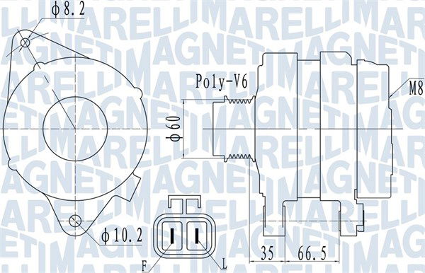 Generator Magneti Marelli 063732010010 Generator Magneti Marelli 063732010010 von Magneti Marelli
