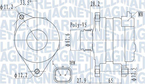 Generator Magneti Marelli 063732016010 Generator Magneti Marelli 063732016010 von Magneti Marelli