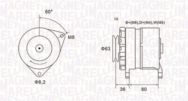 Generator Magneti Marelli 063735060010 Generator Magneti Marelli 063735060010 von Magneti Marelli
