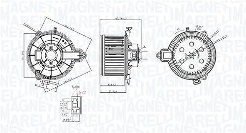 Innenraum-Elektroventilator von Magneti Marelli