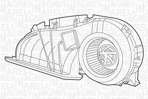 Innenraumgebläse Magneti Marelli 069401324010 von Magneti Marelli