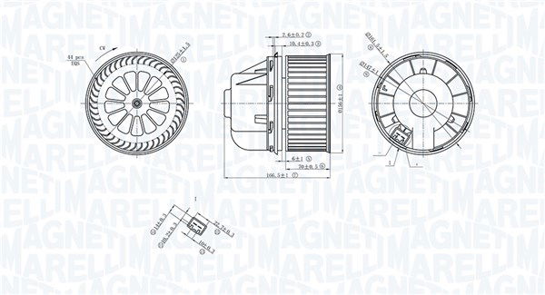 Innenraumgebläse Magneti Marelli 069412729010 Innenraumgebläse Magneti Marelli 069412729010 von Magneti Marelli