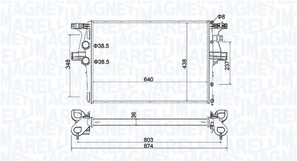 Kühler, Motorkühlung Magneti Marelli 350213204600 Kühler, Motorkühlung Magneti Marelli 350213204600 von Magneti Marelli