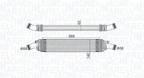 Ladeluftkühler Ladeluftkühler von Magneti Marelli