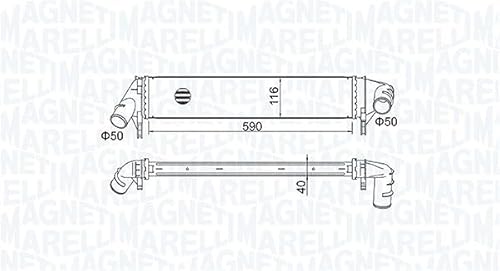 Ladeluftkühler von Magneti Marelli