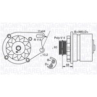 Lichtmaschine, Generator MAGNETI MARELLI 063321747010 Lichtmaschine, Generator MAGNETI MARELLI 063321747010 von Magneti Marelli