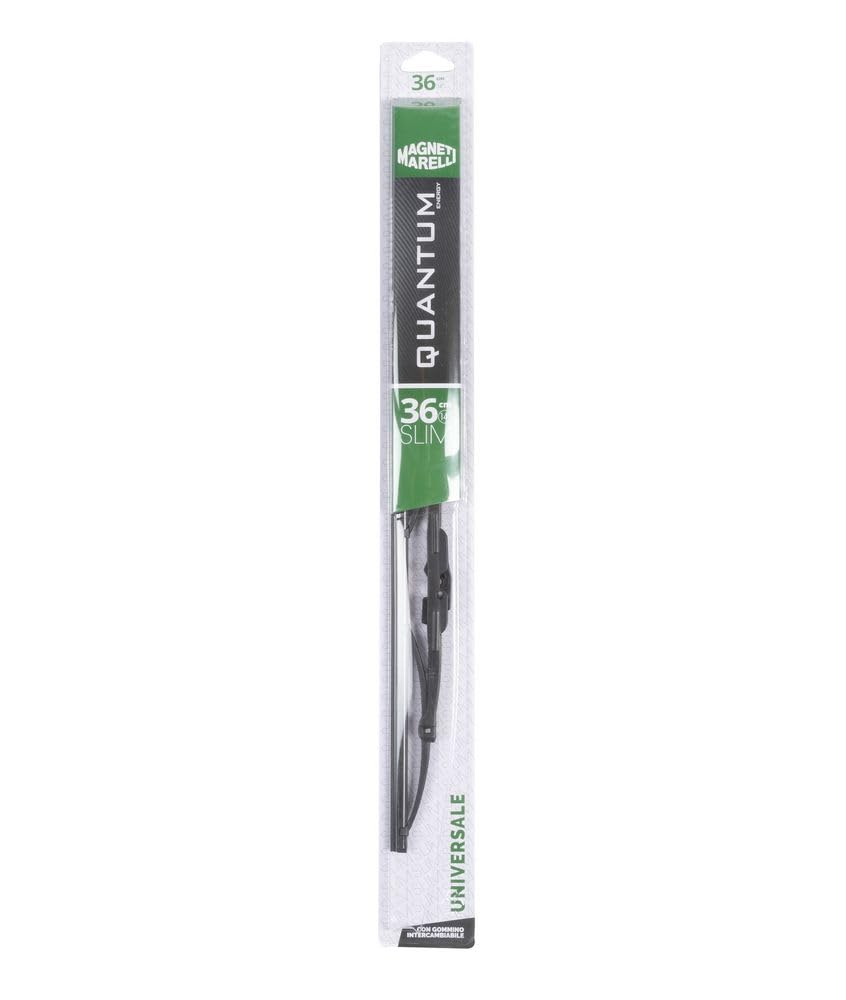 Quantum Energy - Slim Universal Scheibenwischer | 36 cm Länge | Universell einsetzbar für Autos | Glas Material, Schwarz, 36 cm, 14 Zoll Quantum Energy - Slim Universal Scheibenwischer | 36 cm Länge | Universell einsetzbar für Autos | Glas Material, Schwarz, 36 cm, 14 Zoll von Quantum Energy