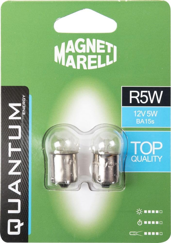 Quantum Energy - Autolampen R5W | 12 V 5 W | Aluminium Material | BA15s Sockel | 1 Paar von Quantum Energy