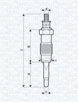 Magneti Marelli 062500300304 Glühkerze Magneti Marelli 062500300304 Glühkerze von Magneti Marelli