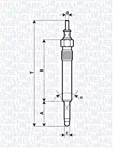 Magneti Marelli 062900004304 Glühkerze Magneti Marelli 062900004304 Glühkerze von Magneti Marelli