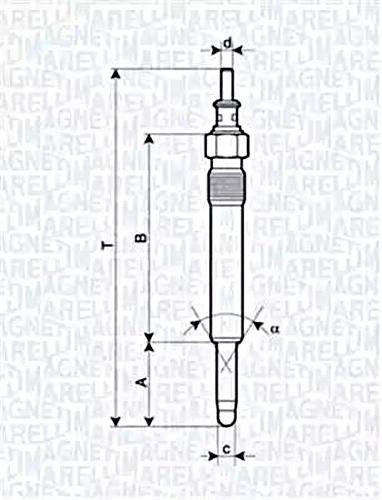 Magneti Marelli 062900004304 Glühkerze von Magneti Marelli