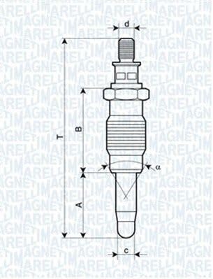 Magneti Marelli 062900005304 Glühkerze von Magneti Marelli
