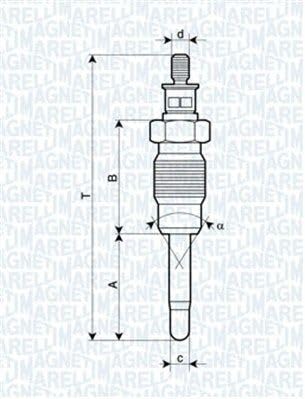 Magneti Marelli 062900016304 Glühkerze Magneti Marelli 062900016304 Glühkerze von Magneti Marelli