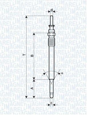 Magneti Marelli 062900025304 Glühkerze von Magneti Marelli