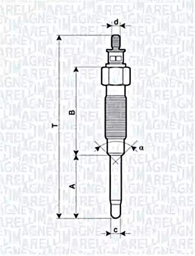 MAGNETI MARELLI 062900069304 Glühkerze von Magneti Marelli