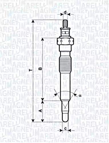 Magneti Marelli 062900092304 Glühkerze von Magneti Marelli